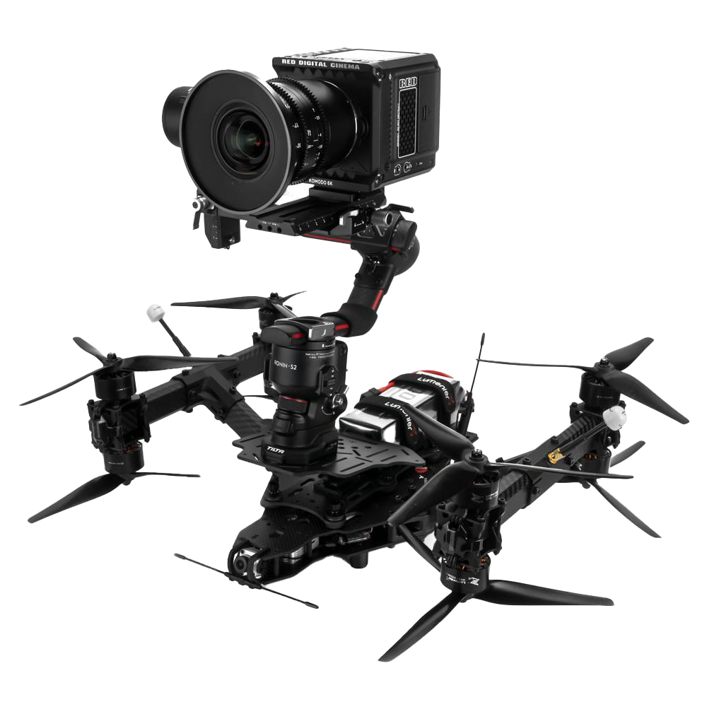 Cinelifter FPV Drohne bei Filmproduktion